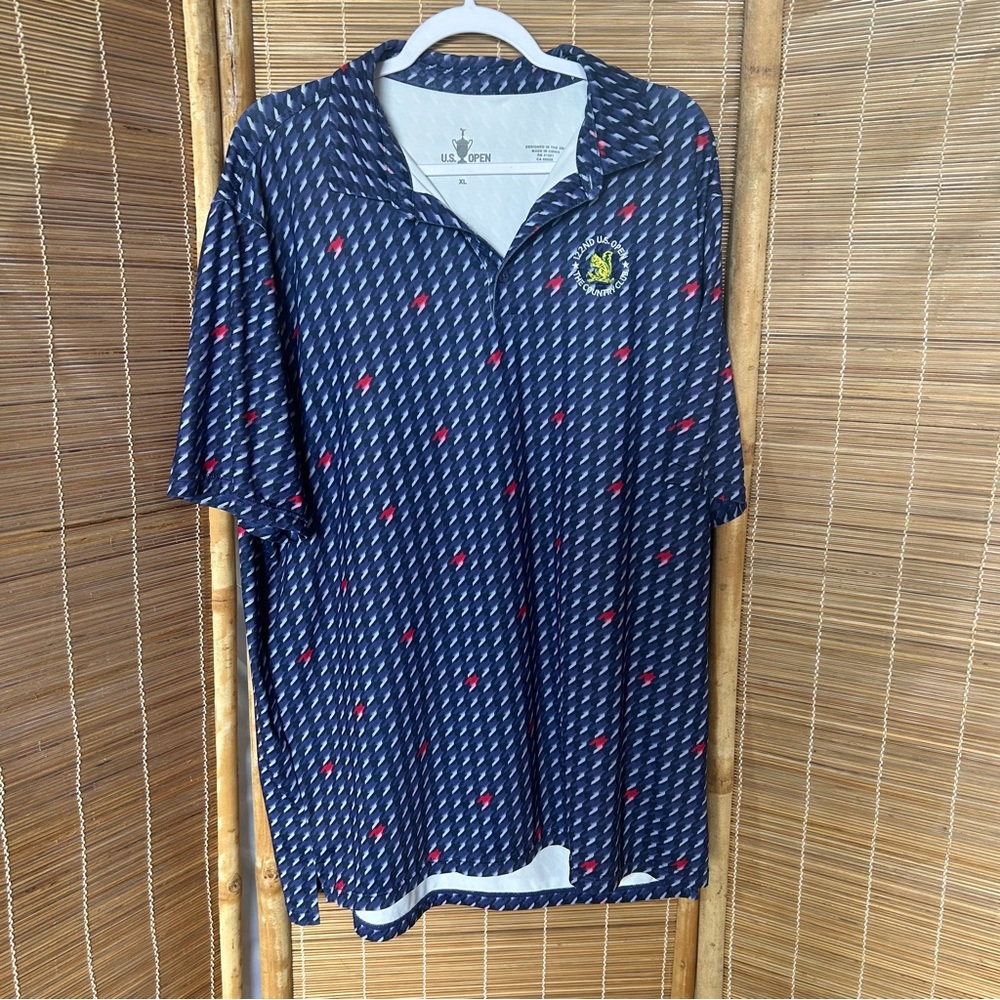 122nd US Open Country Club Golf Tournament Polo Squirrel Graphic Size XL
